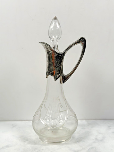 Vintage cut glass perfume - cut,