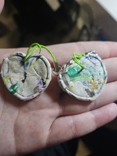 Polymer Clay Heart Earrings