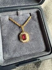 Vintage A&S, Ruby Necklace