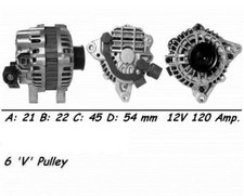 Genuine WAI Alternator for