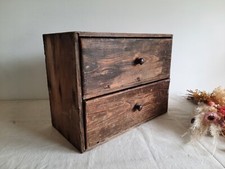 Antique engineering 2 drawer