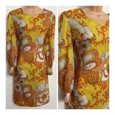 Vintage 1960s Orange Yellow &
