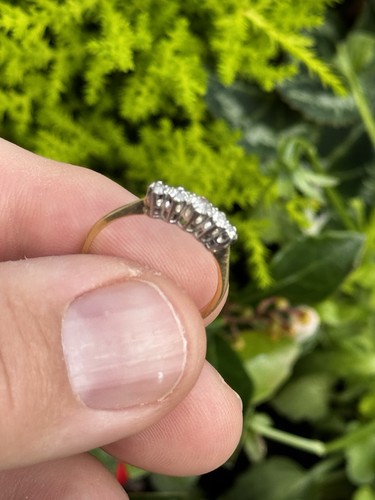 18ct yellow gold - 18ct, diamond