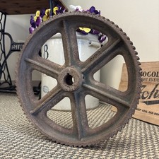 Antique 14” Cast Iron Gear