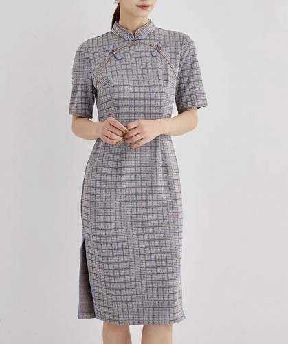 Chinese qipao cheongsam short