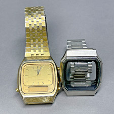 SEIKO H461-5000 – VINTAGE ANALOGUE DIGITAL LCD WATCH - SPARES OR REPAIR