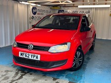 62 Reg 2012 Volkswagen Polo 1.2 s 3 door hatchback manual red mot june 2026