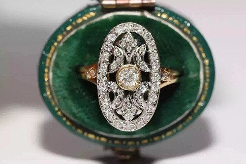 Art deco style round cut - art,