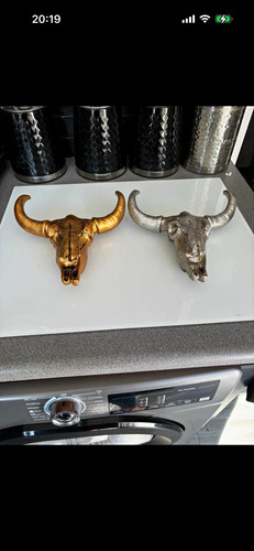 Bull skull wall - 2x,