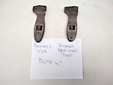 Vintage Adjustable Small Spanners 1x Billings + 1 X Richards Bros As Pictures.