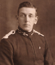 Early Real Photo Postcard Man Salvation Army Bandsman Uniform