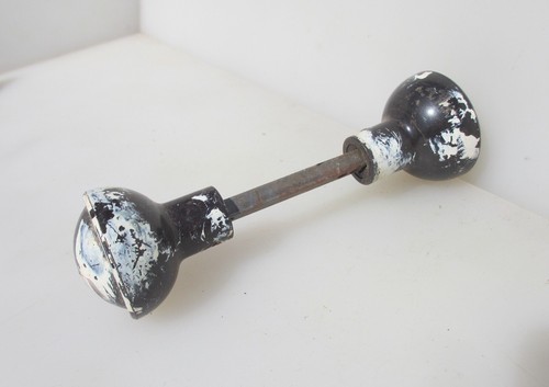 Vintage bakelite door knobs - door,