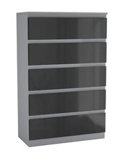 Gloss 5 Drawer Skagen High