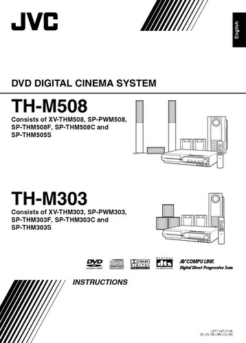 Jvc m303 m508 xv - jvc, th-m303