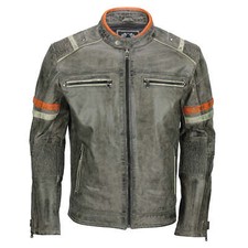 EXP-123 - Mens Grey Biker Real
