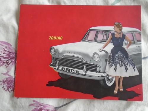 Ford zodiac brochure c1950 - ford, c1950's