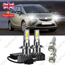 For Vauxhall Zafira MK2/B Upgrade High+Side H7+501 6000K LED Headlight Bulbs 4X