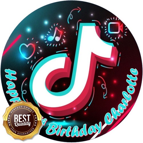 Tiktok unofficial edible cake - unofficial,