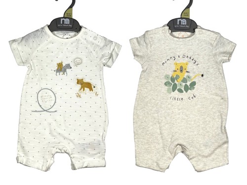 Boys mothercare baby romper - mothercare,