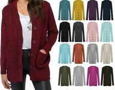 Knit Cardigan chunky Button
