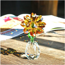Crystal Sunflower Figurine
