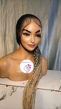 Braided Wig For Women  With Baby Hair