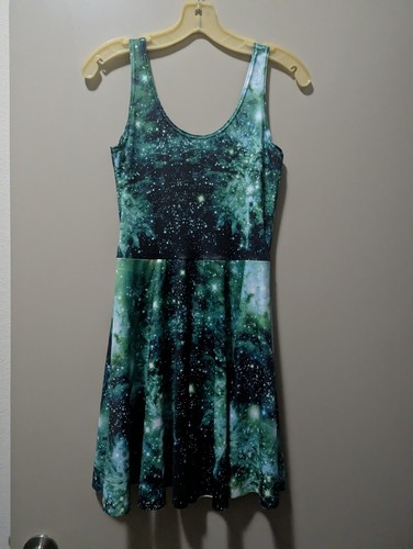 Blackmilk green cosmic dress - green,