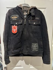 Harley Davidson Authentic Jacket fully Detachable Waistcoat Inside size M