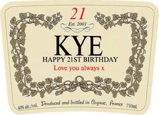 Personalised HENNESSY cognac