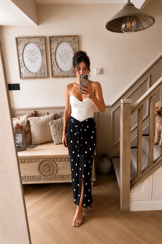 Zara stunning maxi polka dot - zara,
