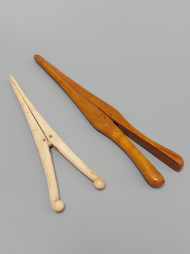 Pair antique glove - a,