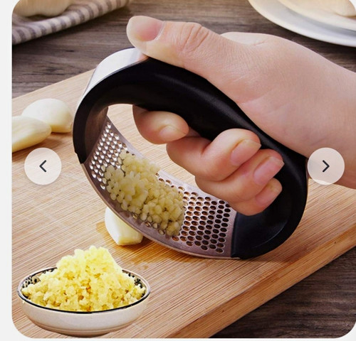 Manual garlic press - garlic, crusher