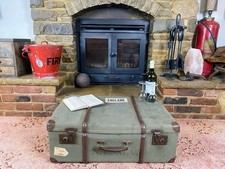 Old Antique Steamer Trunk, Vintage Storage Trunk, Blanket Box, Coffee Table.