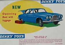 Jaguar Mark 10 Dinky Car - Mounted Vintage Advert 1960s Magazine Page