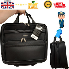 Wheeled Laptop Bag - Black