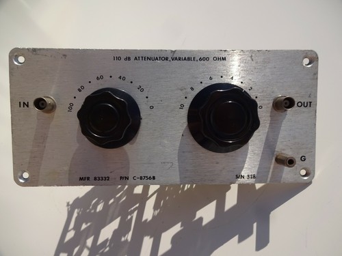 110 attenuator variable - db, attenuator,