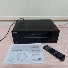5.1 black AV receiver ONKYO TX-SR343 HDMI 4K HDCP 2.2 ARC Bluetooth
