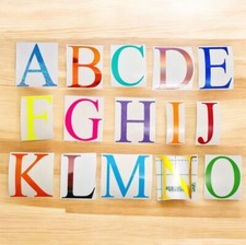 Personalised Initial Vinyl Decal Custom Label Stickers For Glass Notebook Laptop