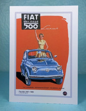FIAT 500 - GREETING CARD -
