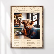 HIGHLAND COW Cafe Coffee Farm