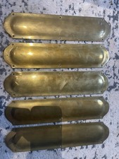 Reclaimed brass finger plate -