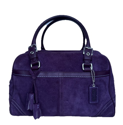Coach suede small satchel - coach,
