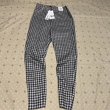 Zara Pants Womens Medium Black