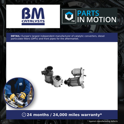 Catalytic converter with - converter, dpf
