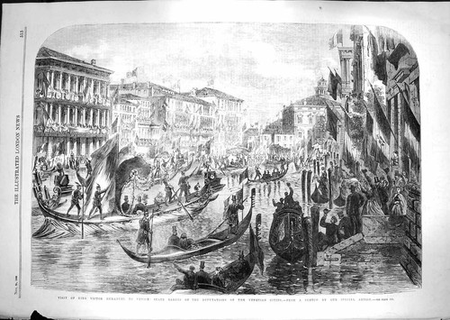 Original old antique - antique, print