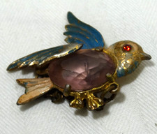 Vintage  Blue Bird Stone Jelly