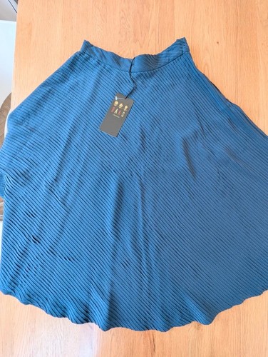 Daks london blue pleated - blue, skirt