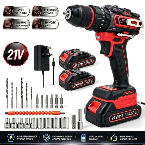 21v cordless combi hammer - cordless,