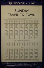 LONDON TRANSPORT PICCADILLY ALPERTON PARK ROYAL HARROW SUDBURY EALING POSTER 73