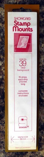 Showgard stamp mounts clear - showgard,